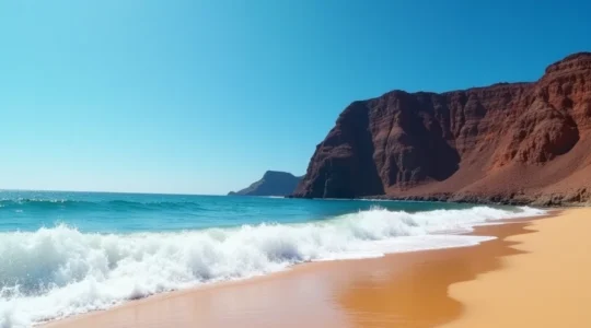 sandy spots in lanzarote