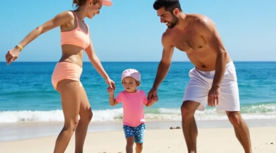 perfect family-friendly beach